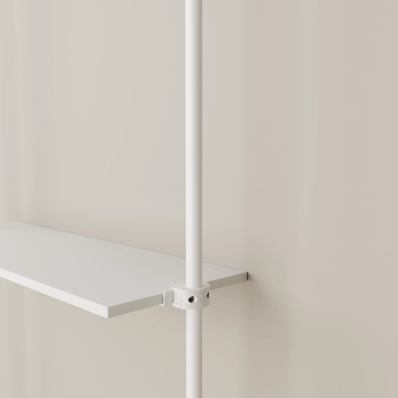 Hylla – vit | inkl. monteringstillbehör | set om 1 | set om 3 | set om 5