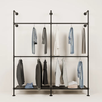 KIM DOUBLE 2 METAL – 2 hyllor nedan