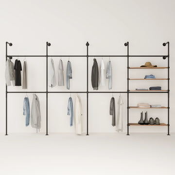 KIM DOUBLE 4 OAK – 5 shelves