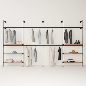 KIM DOUBLE 4 OAK – 6 hyllplan