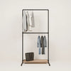 LAS 1 OAK – 1 shelf | Clothes rack with board
