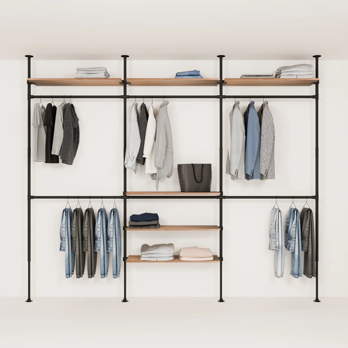 LOFT 3 OAK – 6 hyllplan högst upp