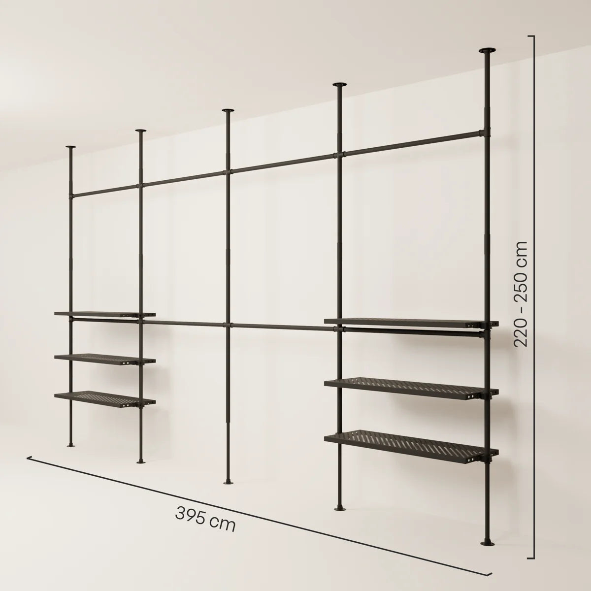 LOFT 4 METAL – 6 externa hyllor