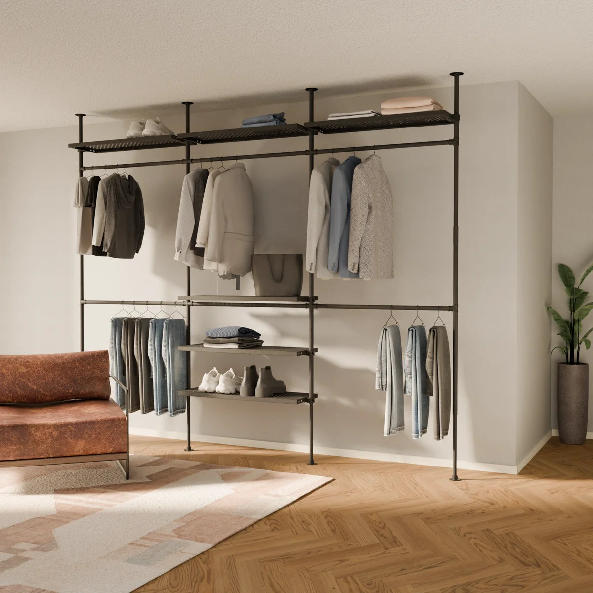 LOFT 3 METAL – 6 hyllplan högst upp