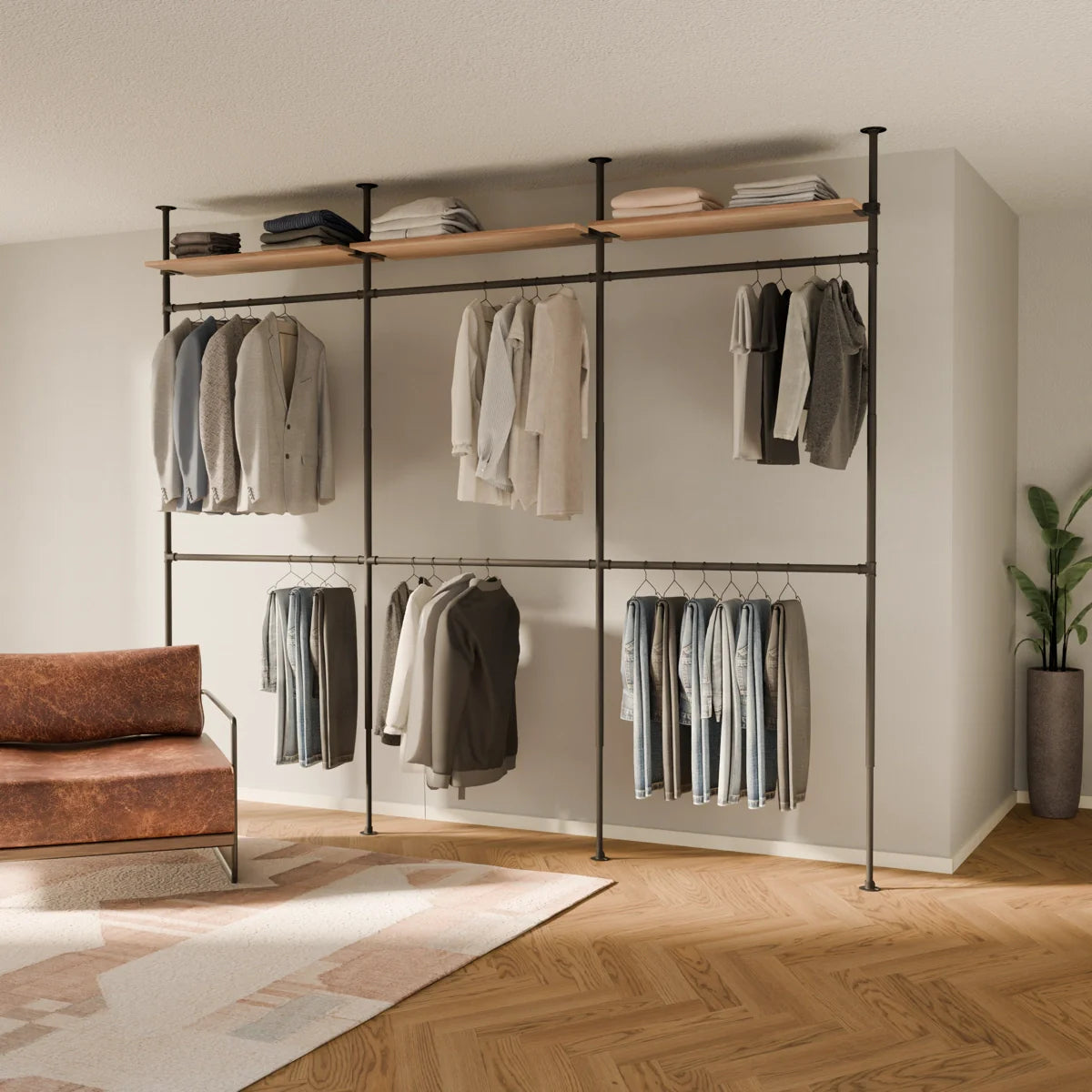 LOFT 3 OAK – 3 hyllor högst upp