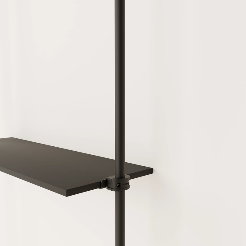 Hylla – svart | inkl. monteringstillbehör | set om 1 | set om 3 | set om 5