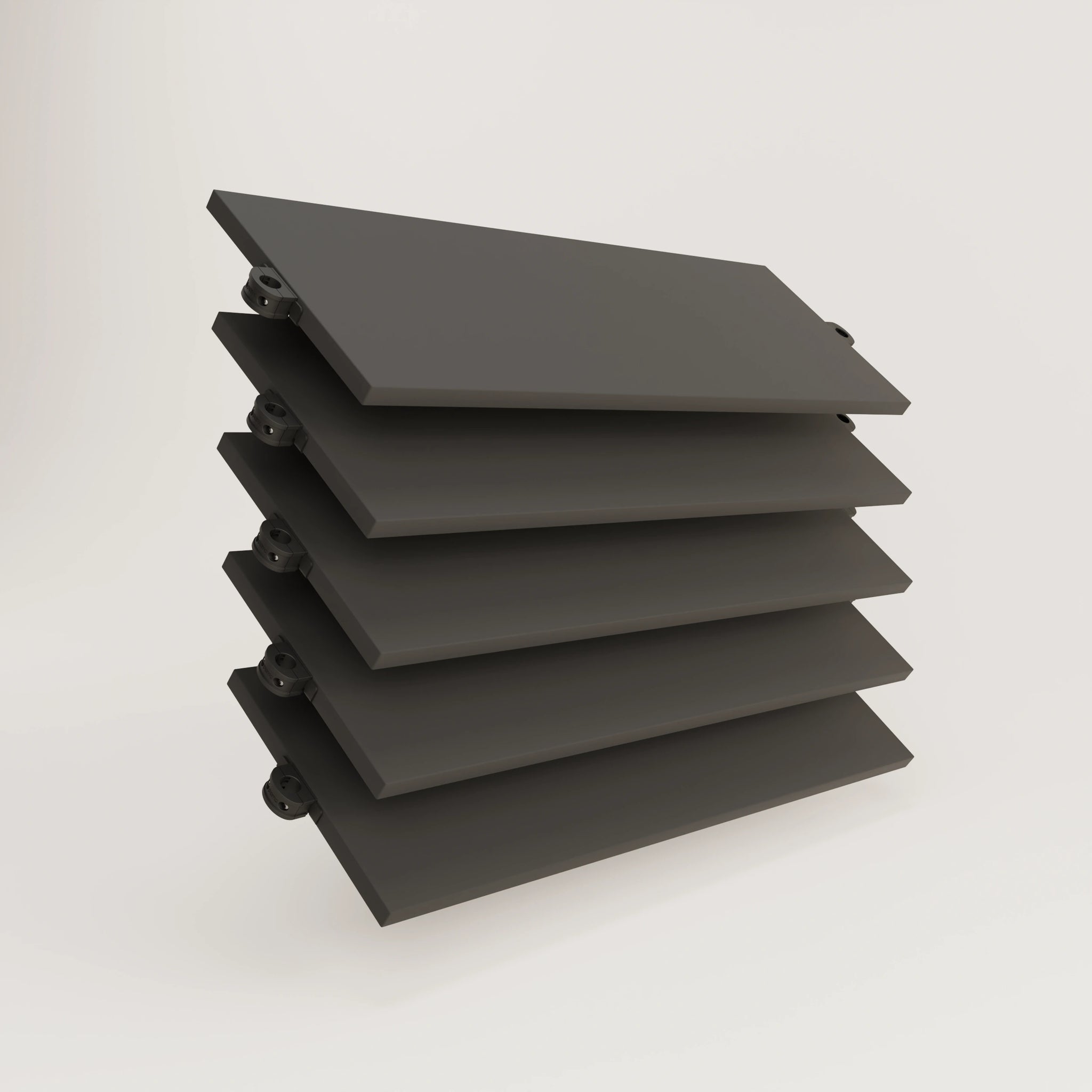 Hylla – svart | inkl. monteringstillbehör | set om 1 | set om 3 | set om 5