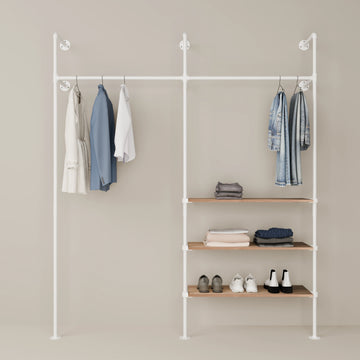 KIM 2 OAK – 3 hyllplan | vit