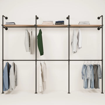 KIM DOUBLE 3 OAK – 3 hyllor top