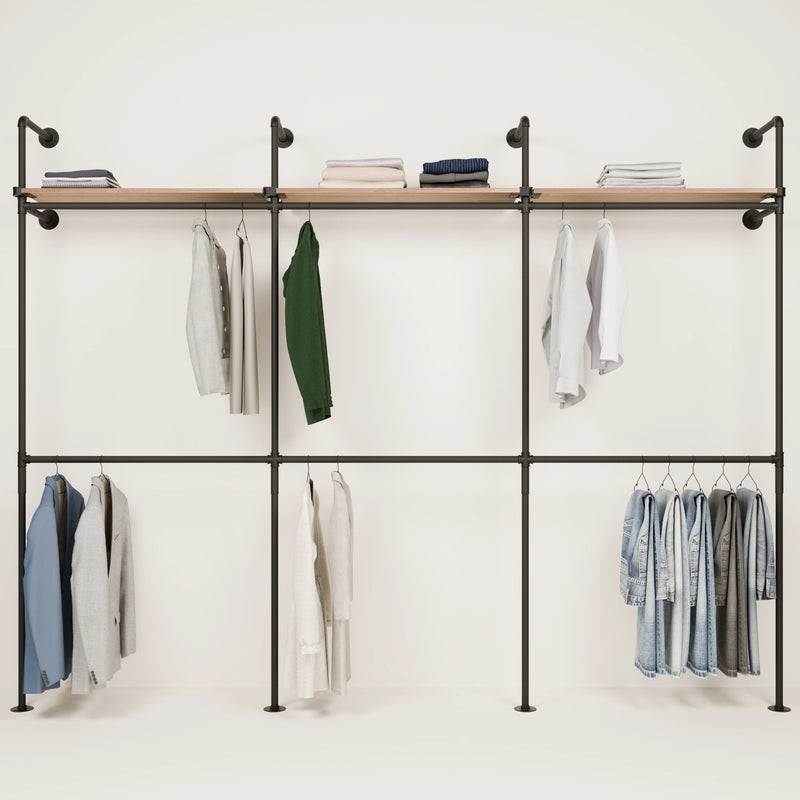 KIM DOUBLE 3 OAK – 3 hyllor top