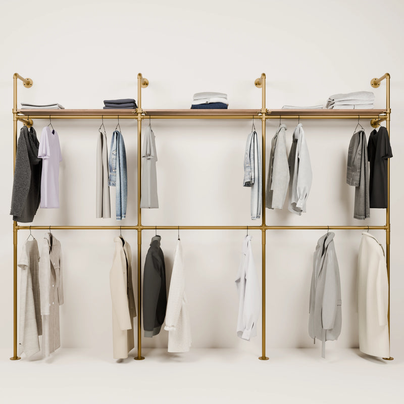 KIM DOUBLE 3 OAK – 3 topphyllor | guld