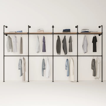 KIM DOUBLE 4 OAK – 4 hyllplan