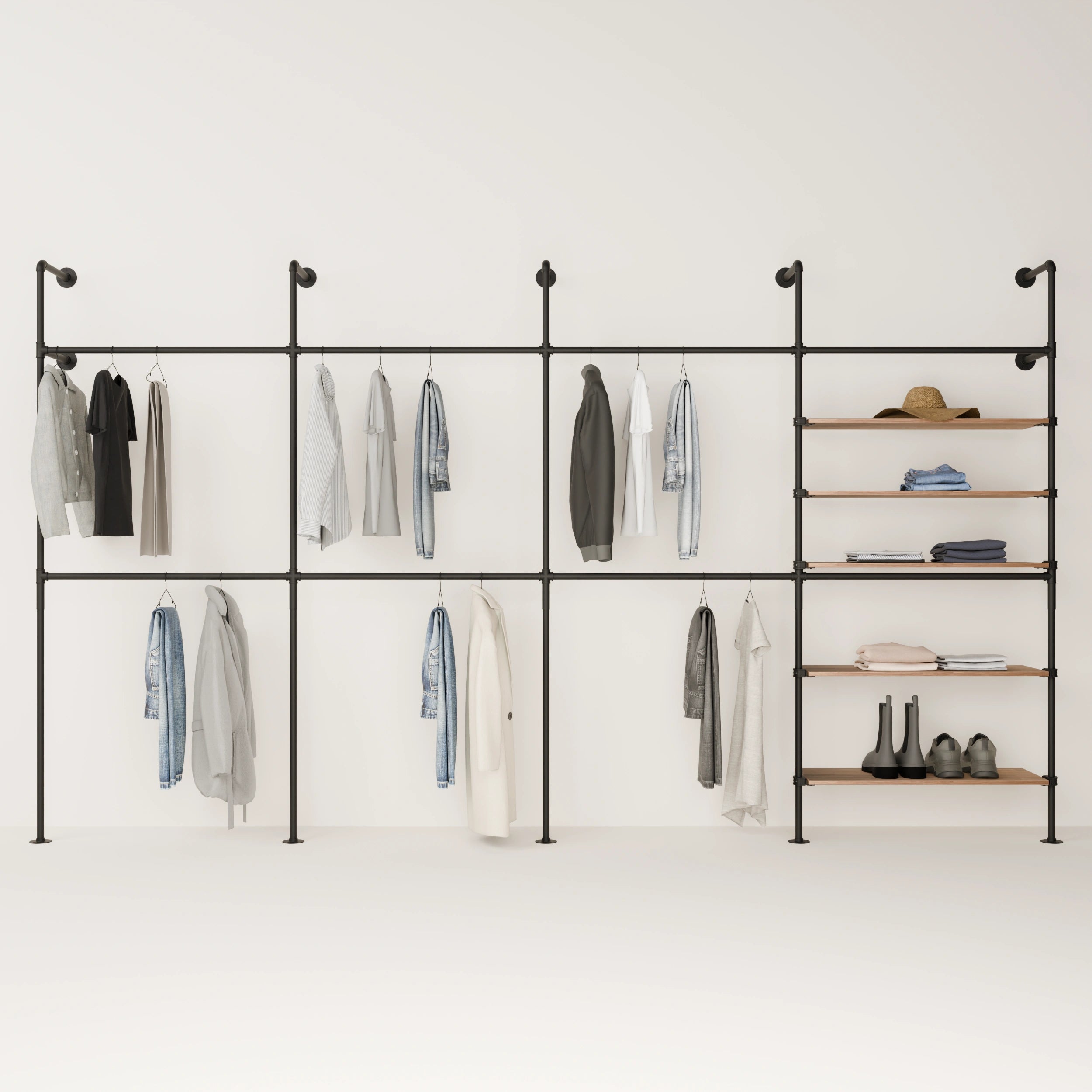 KIM DOUBLE 4 OAK – 5 hyllplan