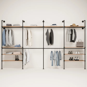 KIM DOUBLE 4 OAK –  10 top shelves