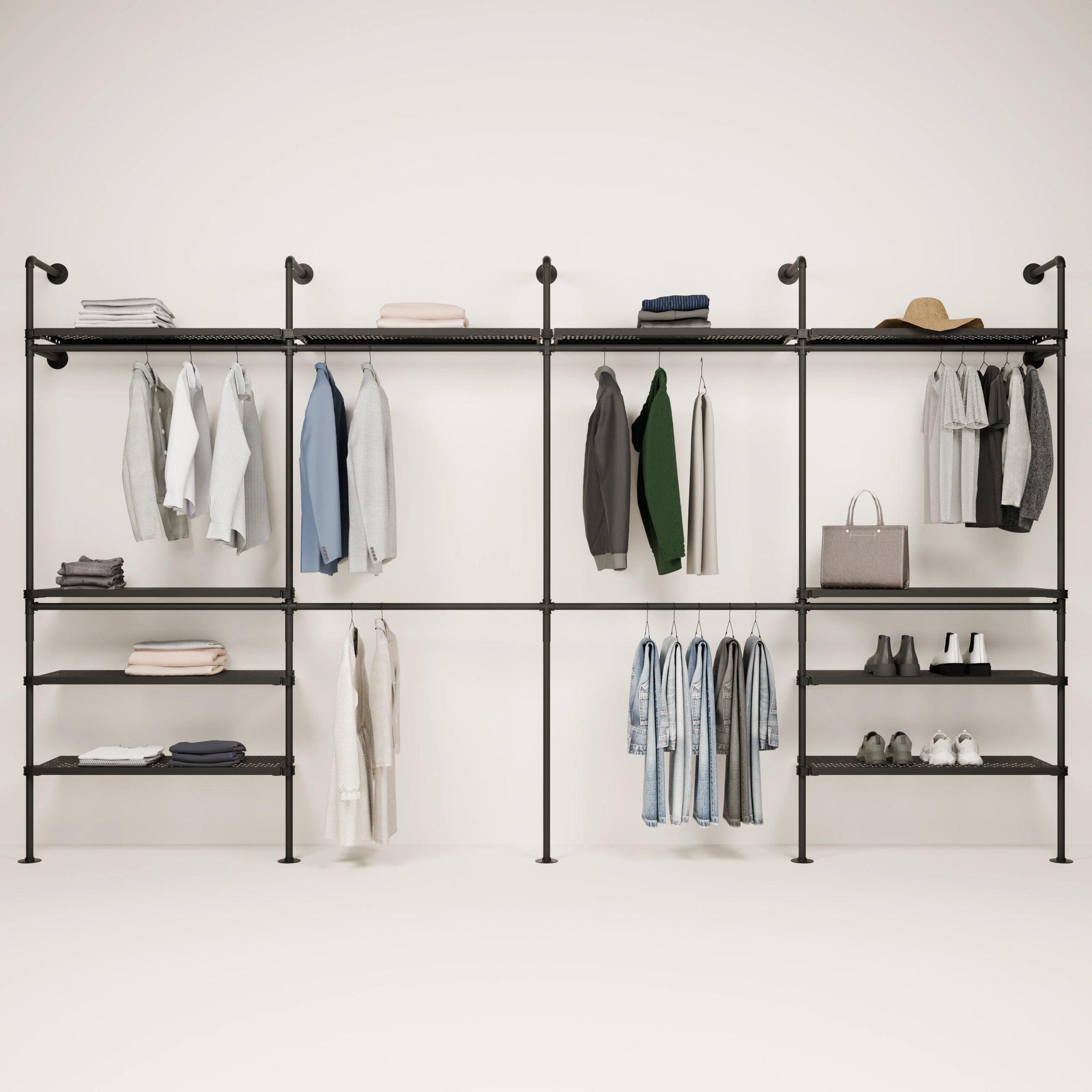 KIM DOUBLE 4 METAL – 10 shelves at the top