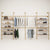 KIM DOUBLE 4 OAK –  10 shelves | gold