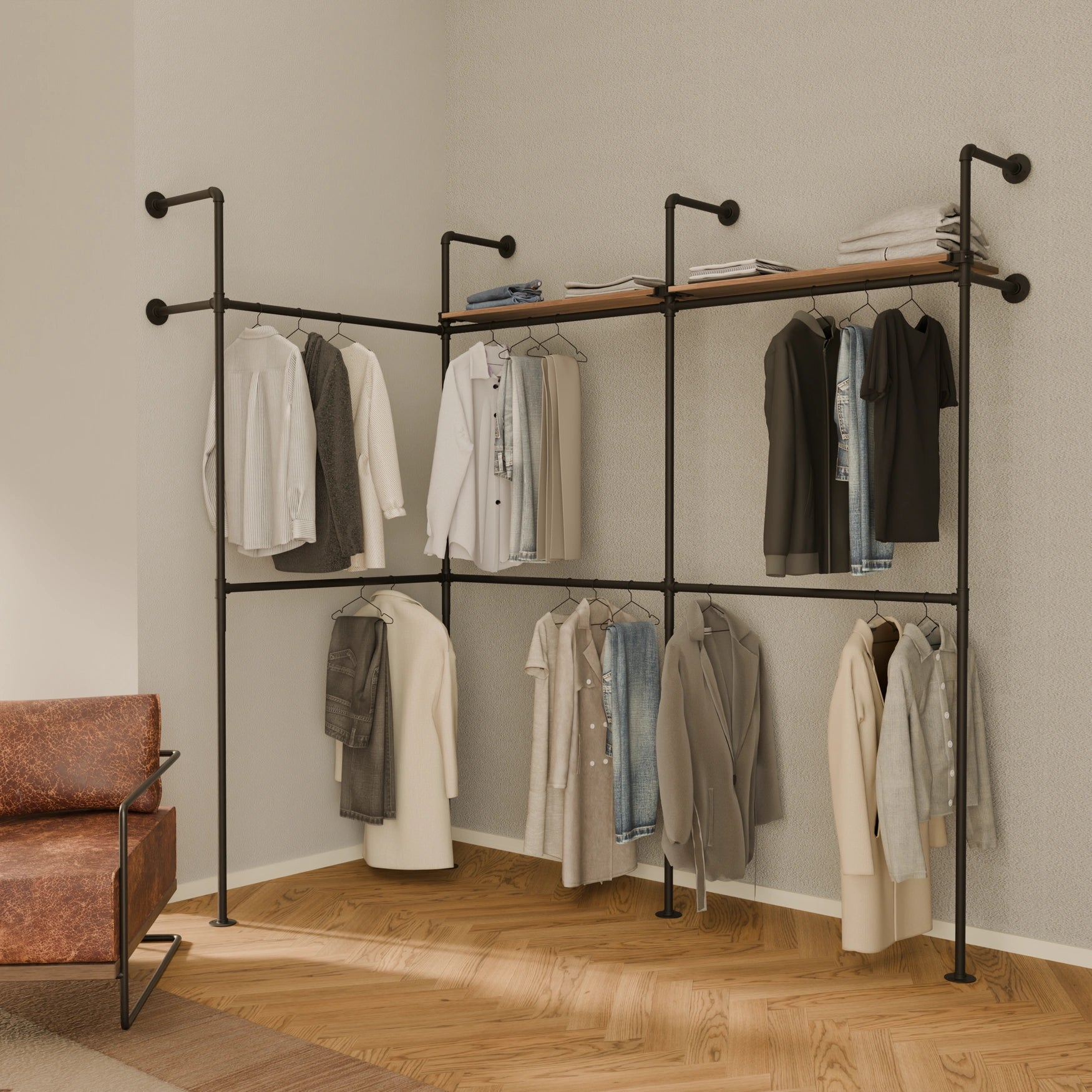 KIM EDGE DOUBLE 3 OAK – 2 shelves