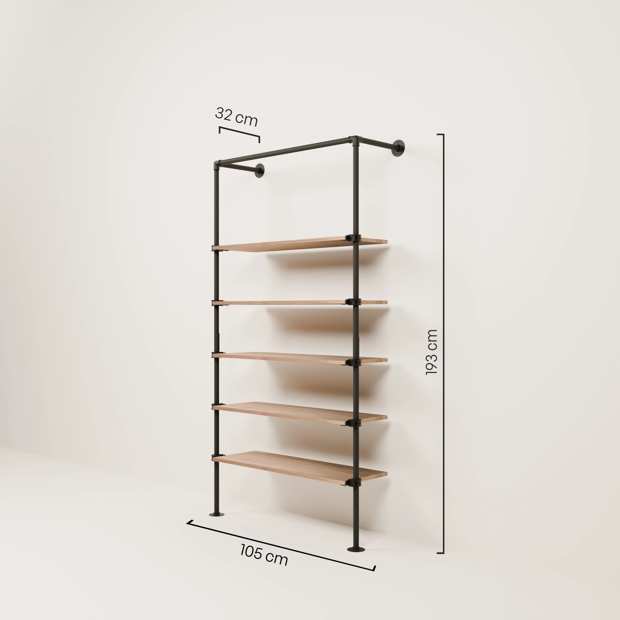 TIM 1 OAK – 5 hyllor