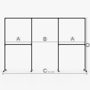 Wykonane na miarę - LAS III – Coat rack Industrial | industrial design | black tubes